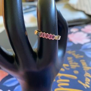 14 Karat Gold Pink Topaz Ring